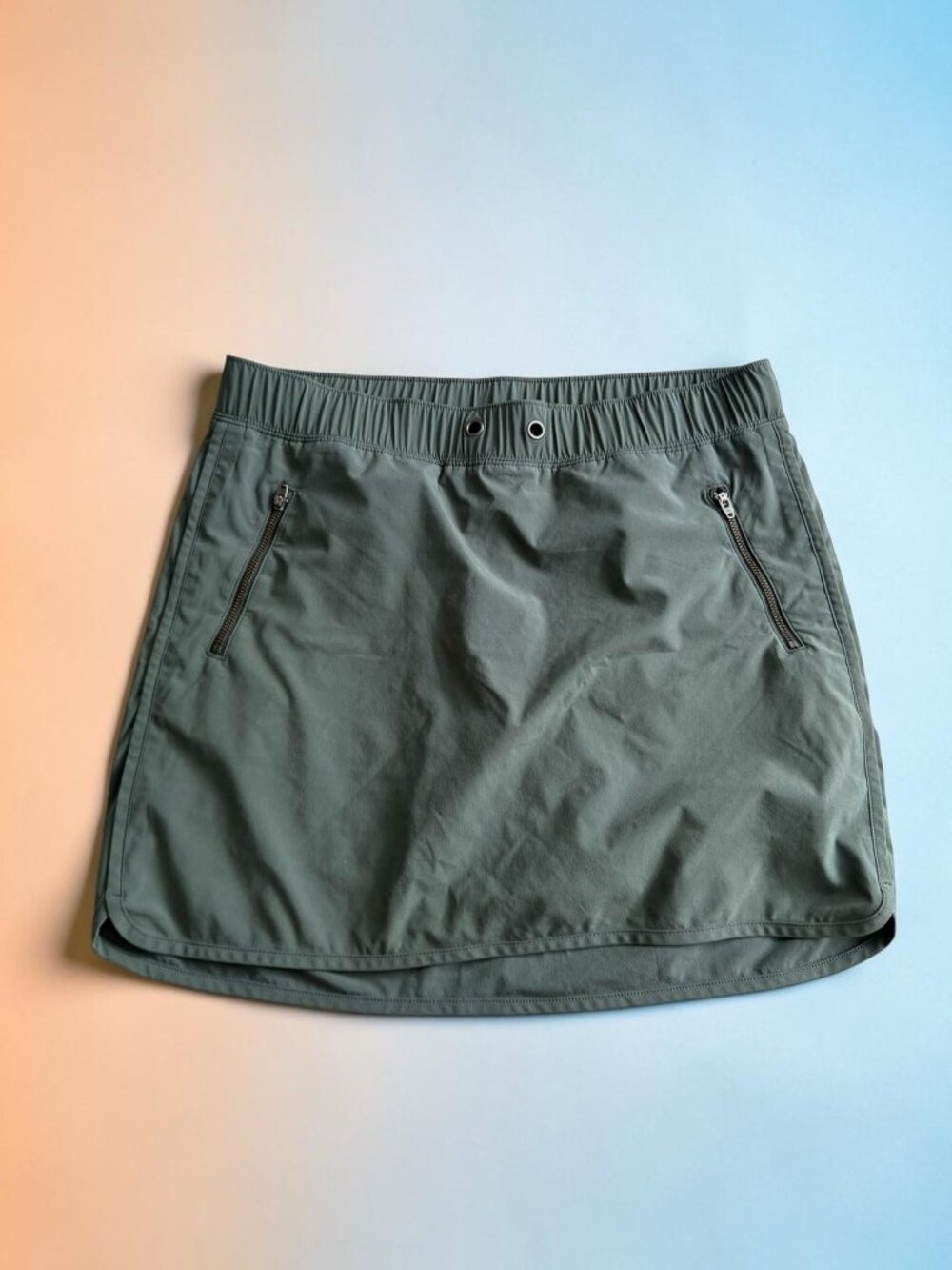 ATHLETA Womens Olive Green Active Skirt Size Medium